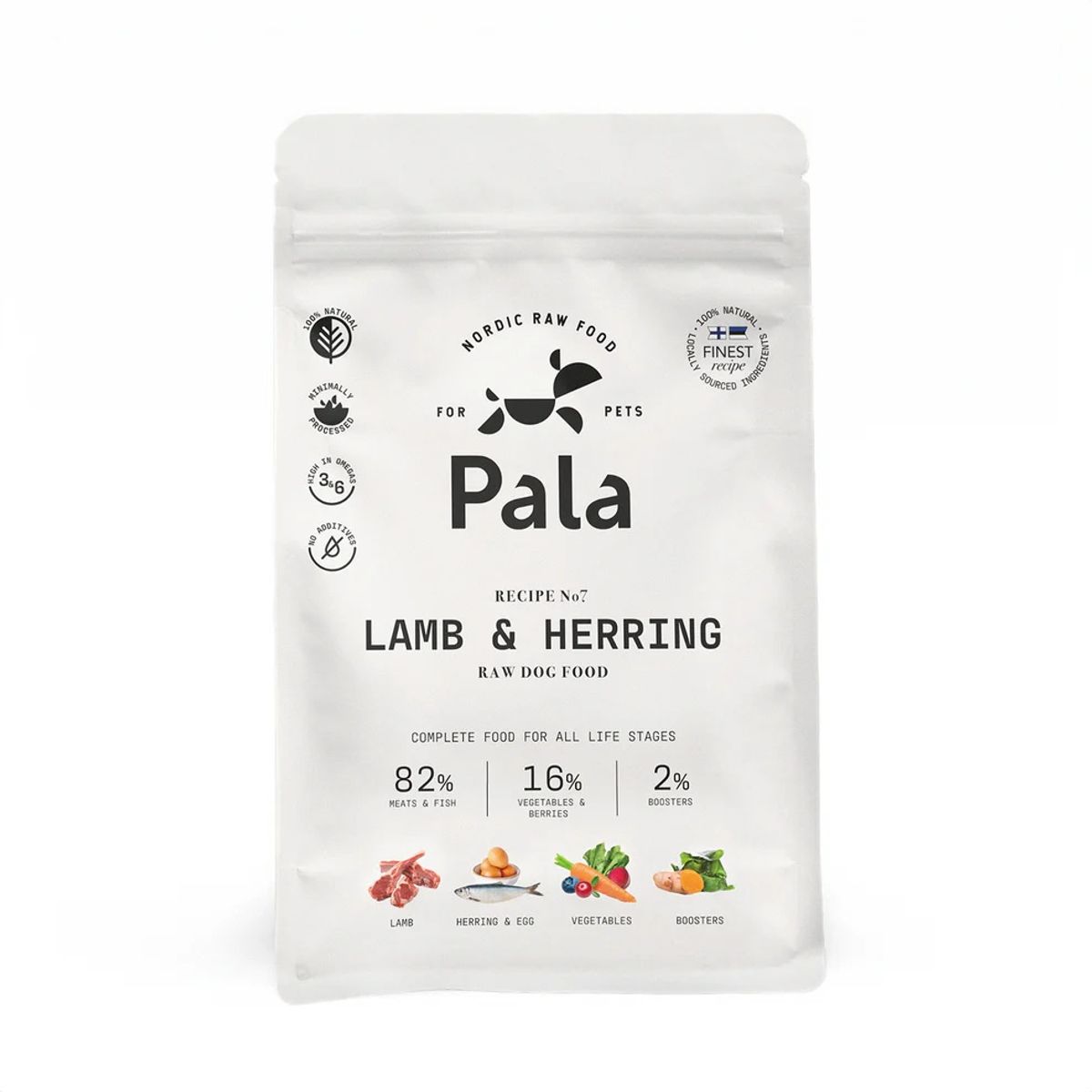Pala Recipe #7 - Lamb & Herring Hundefôr