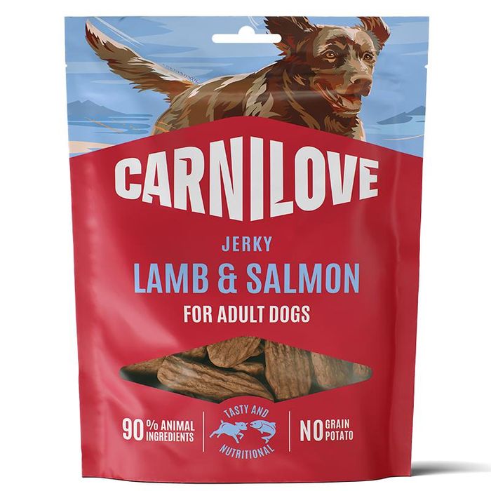 Carnilove Meat Jerky Lamb with Salmon 
