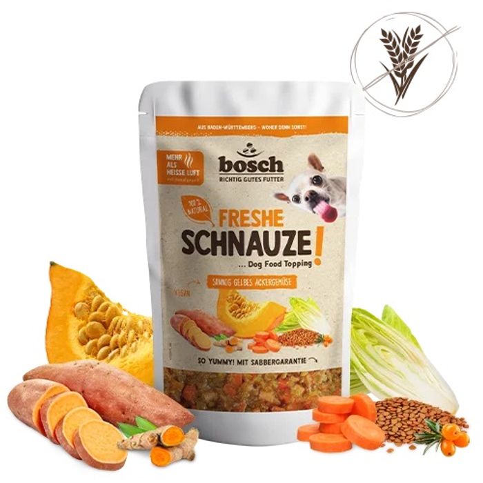 Bosch Freshe Schnauze topping med solrike gule grønnsaker