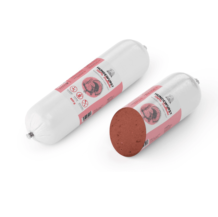 AYKA Dog Sausage Turkey - hundepølse med kalkun