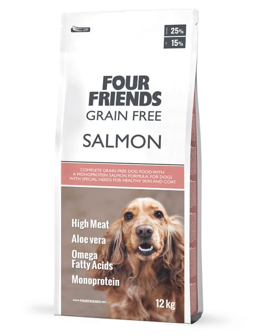 Hovedbilde Four Friends GF Salmon Hundefôr