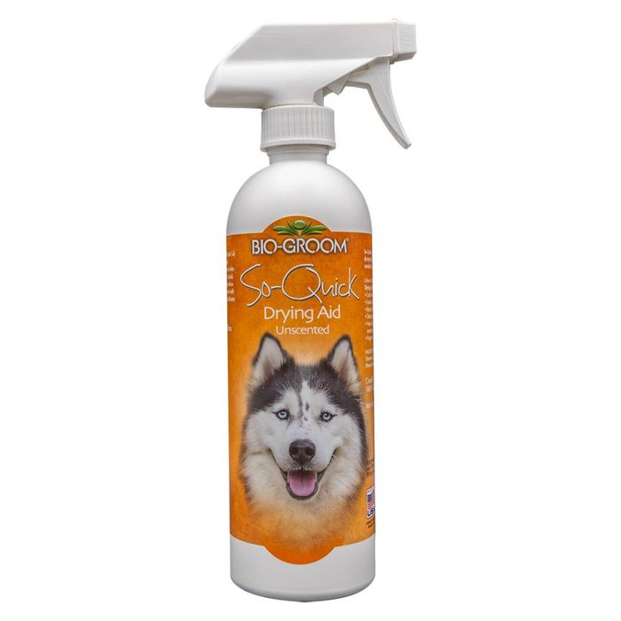Bio-Groom So-Quick spray for hurtigere tørking av våt pels