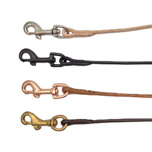 Hovedbilde Utstillingskobbel i rundt lær 4 mm