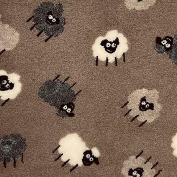 Hovedbilde Vetbed til hund med motiv av lam 100 x 150 cm 