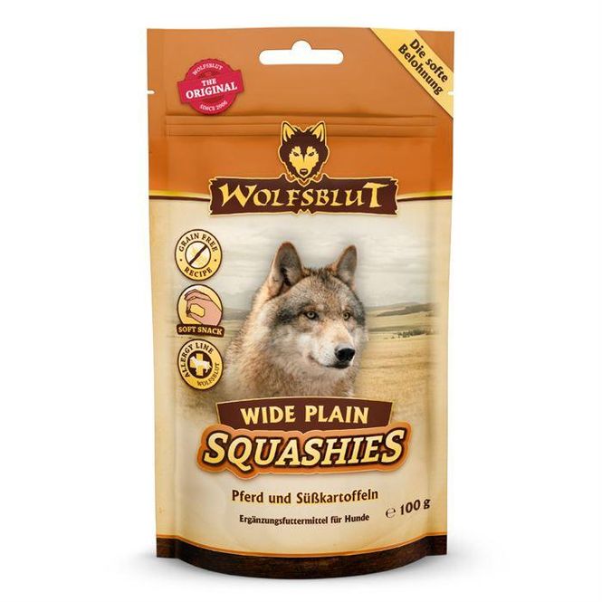 Hovedbilde WOLFSBLUT Wide Plain Squashies, myke godbiter med ...