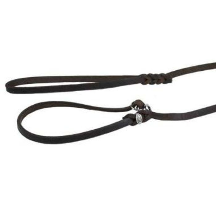 Junior Flettet retrieverkobbel i fettlær