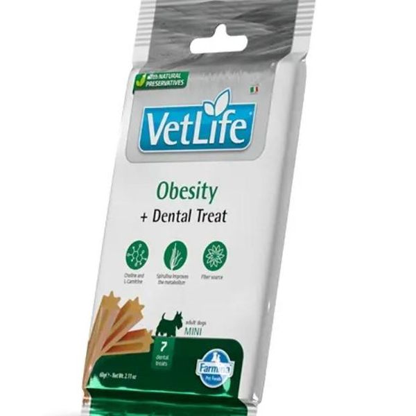 Hovedbilde Farmina Vet Life Obesity Dental Treat Mini