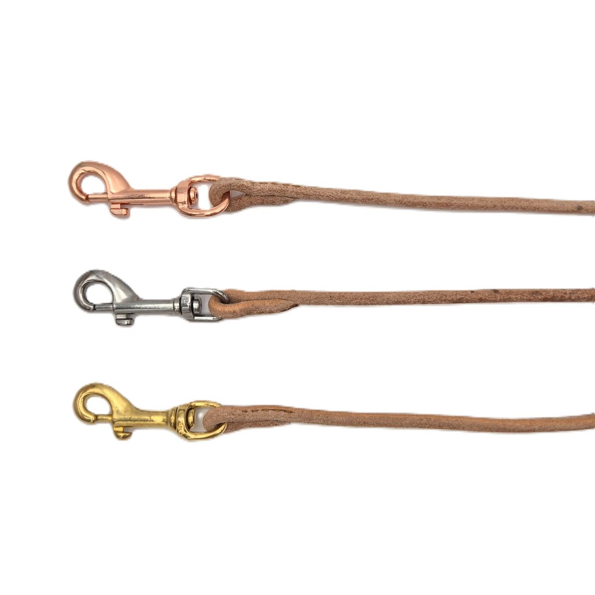 Vofforama kobbel i rundtlær med krok, 6 mm